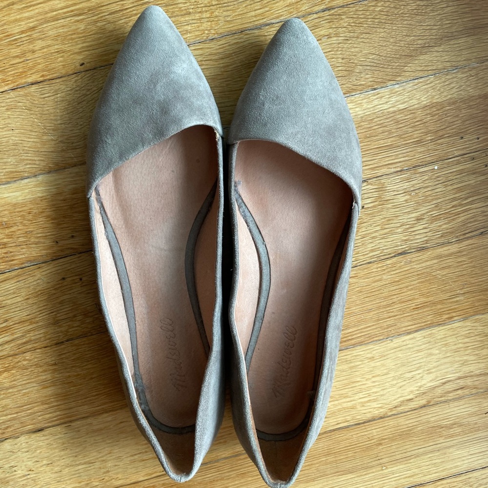 Madewell Suede Ballet Flats